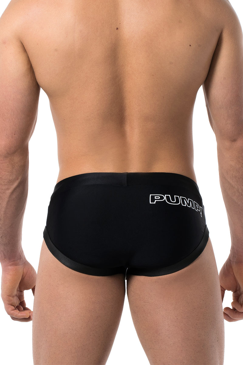 Up To 76% Off on Men's PUMP Solid Black Brief