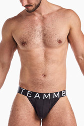 Teamm8 Spartacus Brief | Black | TU-BFSPART-BL  - Mens Briefs - Front View - Topdrawers Underwear for Men
