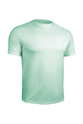 2UNDR Luxury Crew Tee | Heathered Mint Green | 2U09CN-HMG  - Mens T-Shirts - Front View - Topdrawers Clothing for Men
