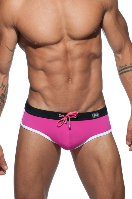 mens pink swim briefs
