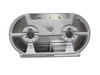 Frost 169 - Twin Jumbo Roll Toilet Tissue Dispenser