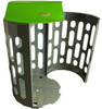 Frost 2020-Green - Stingray Indoor / Outdoor Waste Receptacle