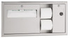 Bobrick B-3092 - ClassicSeries Recessed Toilet Tissue and Seat-Cover Dispenser with Waste Disposal - Right Bobrick B-3092 - ClassicSeries Recessed Toilet Tissue and Seat-Cover Dispenser with Waste Disposal - Right