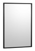 Bobrick B-290 1836.MBLK - Welded Frame Mirror - 18" x 36" (Matte Black)