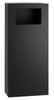Bobrick B-35649.MBLK - Matte Black Surface Waste Bin (12gal)