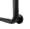 Frost 1003-BLK-30X30 - Matte Black Smooth Finish L-Shaped Grab Bar - 30"x30" (1.5" Diametre)