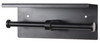 Frost 1131-DBL-BLK - Matte Black Double Toilet Tissue Holder with Shelf