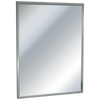 ASI 0620-2630 - Stainless Channel Frame Mirror - 26"W X 30"H