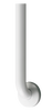 ASI 3801-36W - 1-1/2" White Grab Bar with Concealed Flange Covers - 36” (Smooth Grip)
