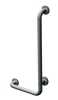 ASI 3804-R - 1-1/2" L-Shaped Grab Bar - 16” x 32” - Right Hand (Smooth Grip)