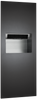 ASI 64696A-41 - Piatto Matte Black Recessed Automatic Paper Towel Dispenser & Waste Receptacle (AC)