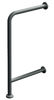 ASI 3875 - 1-1/2" Wall to Floor Grab Bar - 18” x 33” (Smooth Grip)