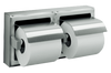 ASI 74022-HSSM - Hooded Double Toilet Tissue Holder - Satin Stainless