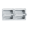 ASI 74022-S - Double Toilet Tissue Holder - Double - Satin Stainless
