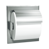 ASI 7402-HB - Hooded Toilet Tissue Holder - Bright Stainless