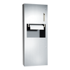 ASI 64696-6 - Semi-Recessed Roll Paper Towel Dispenser & 9.4 gal. Waste Receptacle