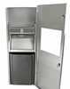 Frost 410C - Combination Paper Towel Dispenser & Disposal Unit