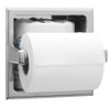 Bobrick B-6637 - Recessed Toilet Tissue Dispenser with Storage for Extra Roll