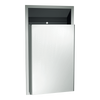 ASI 0458-DX - Semi-Recessed Waste Receptacle