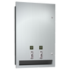 ASI 04684 - Recessed Dual Napkin/Tampon Dispenser ASI 04684 - Recessed Dual Napkin/Tampon Dispenser
