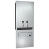 ASI 04684-TM - Recessed Sanitary Napkin/Tampon Vendor with Disposal