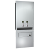 ASI 04684-TM - Recessed Sanitary Napkin/Tampon Vendor with Disposal