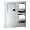 ASI 04823 - Recessed Dual Access Toilet Tissue Dispenser with Napkin Disposal