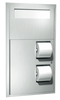 ASI 0485 - Dual Access Seat Cover and Toilet Tissue Dispenser