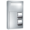 ASI 0486 - Surface Mounted Dual Access Seat Cover and Toilet Tissue Dispenser