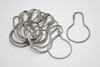 ASI 1200-SHU - Stainless Shower Curtain Hooks (Pack of 14)