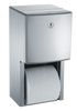 ASI 20030 - Surface Mounted Twin Hide-A-Roll Toilet Tissue Dispenser