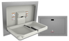 ASI 9018 - Recess Mounted Stainless Steel Horizontal Baby Changing Station