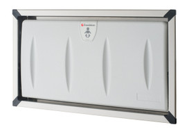 Foundations® Standard 5240259 - Horizontal Recessed Baby Changing Station with Stainless Frame