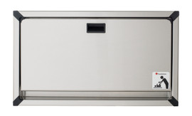 Foundations® 100SSC-SM - Horizontal Surface Mount Stainless Steel Clad Baby Changing Station Foundations® 100SSC-SM - Horizontal Surface Mount Stainless Steel Clad Baby Changing Station