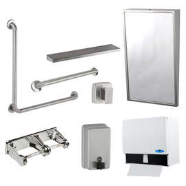 OBC Budget Series - Universal Washroom Accessories (OBC Compliant) OBC Budget Series - Universal Washroom Accessories (OBC Compliant)