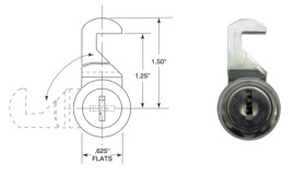 Bobrick B-2892-36 - Replacement Lock And Key