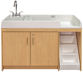 Tot Mate TM8520A - Toddler Walkup Changing Table ( Maple ) Tot Mate TM8520A - Toddler Walkup Changing Table ( Maple )