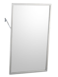 Bobrick B-294 1830 - Stainless Tilting Mirror - 18"x30" Bobrick B-294 1830 - Stainless Tilting Mirror - 18"x30"