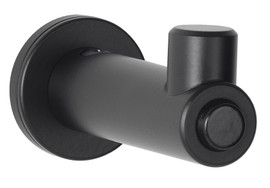 Bobrick B-9541.MBLK - Coat Hook with Bumper (Matte Black)