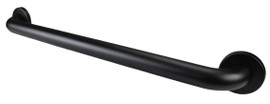 Frost 1001-BLK-36 - Matte Black Smooth Finish Straight Grab Bar - 36" Long (1.5" Diametre)