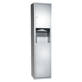 ASI 0467-9 - Paper Towel Dispenser & Waste Receptacle - 7 gal. ASI 0467-9 - Paper Towel Dispenser & Waste Receptacle - 7 gal.