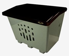 Frost 2000 - The Big Thaw Outdoor Sand / Salt / Storage Bin - Black Frost 2000 - The Big Thaw Outdoor Sand / Salt / Storage Bin - Black