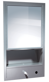 ASI 0430-9 - All Purpose Cabinet - Shelf, Mirror, Towel & Soap Dispenser ASI 0430-9 - All Purpose Cabinet - Shelf, Mirror, Towel & Soap Dispenser