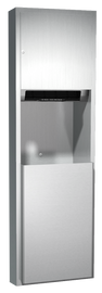 ASI 04692AC-6 - Semi-Recessed Automatic Paper Towel Dispenser & Waste Receptacle (110-240V) - 17 gal. ASI 04692AC-6 - Semi-Recessed Automatic Paper Towel Dispenser & Waste Receptacle (110-240V) - 17 gal.