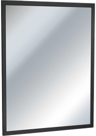 ASI 0600-2448-41 - Matte Black Powder Coated Welded Mirror - 24"W X 48"H ASI 0600-2448-41 - Matte Black Powder Coated Welded Mirror - 24"W X 48"H