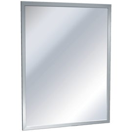 ASI 0600-4244 - Stainless Welded Frame Mirror - 42"W X 44"H