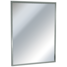 ASI 0620-4048 - Stainless Channel Frame Mirror - 40"W X 48"H