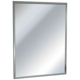 ASI 0620-4460 - Stainless Channel Frame Mirror - 44"W X 60"H