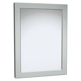 ASI 101-14 - Framed Security Mirror - #8 Polished 20 Ga. Stainless Surface - 12"W X 16"H - Chase Mounted ASI 101-14 - Framed Security Mirror - #8 Polished 20 Ga. Stainless Surface - 12"W X 16"H - Chase Mounted