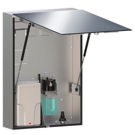 ASI 0661-2 - Velare Mirror Cabinet c/w Liquid Soap Dispenser + Hand Dryer (208-220V) ASI 0661-2 - Velare Mirror Cabinet c/w Liquid Soap Dispenser + Hand Dryer (208-220V)